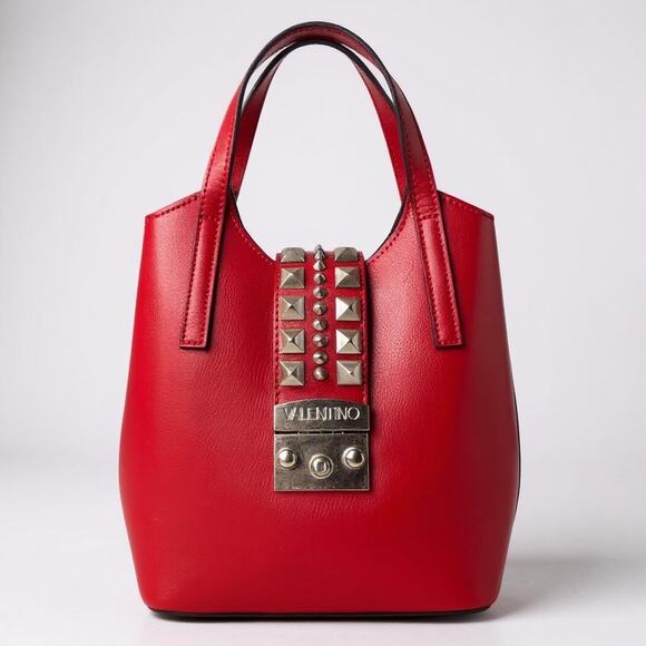 Valentino Red Rockstud Leather Convertible
Tote Backpack Bag ✨ - Picture 1 of 6